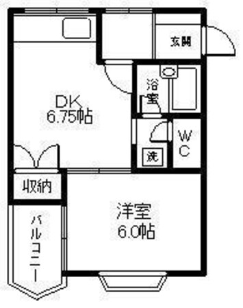 ロワールマンションの物件間取画像